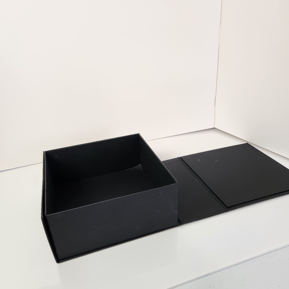 Dior Black Magnetic Square Empty Box Sleek Designer Luxury - Picture 5 of 10